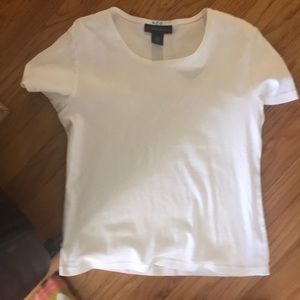 White Karen Scott t-shirt